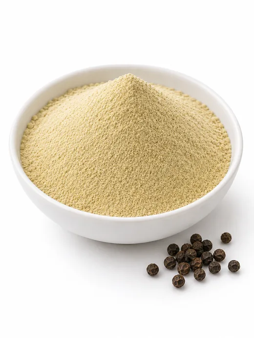 Black pepper extract powder (Piper nigrum) standardised to piperine 95% by HPLC — off-white to pale-cream bioavailability-enhancer fruit extract, SV Botanica India